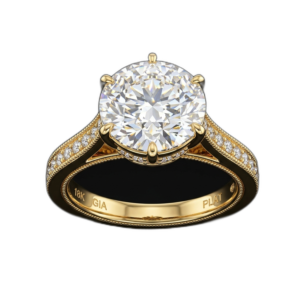 Gemalicious Luxury Diamond Ring 3D